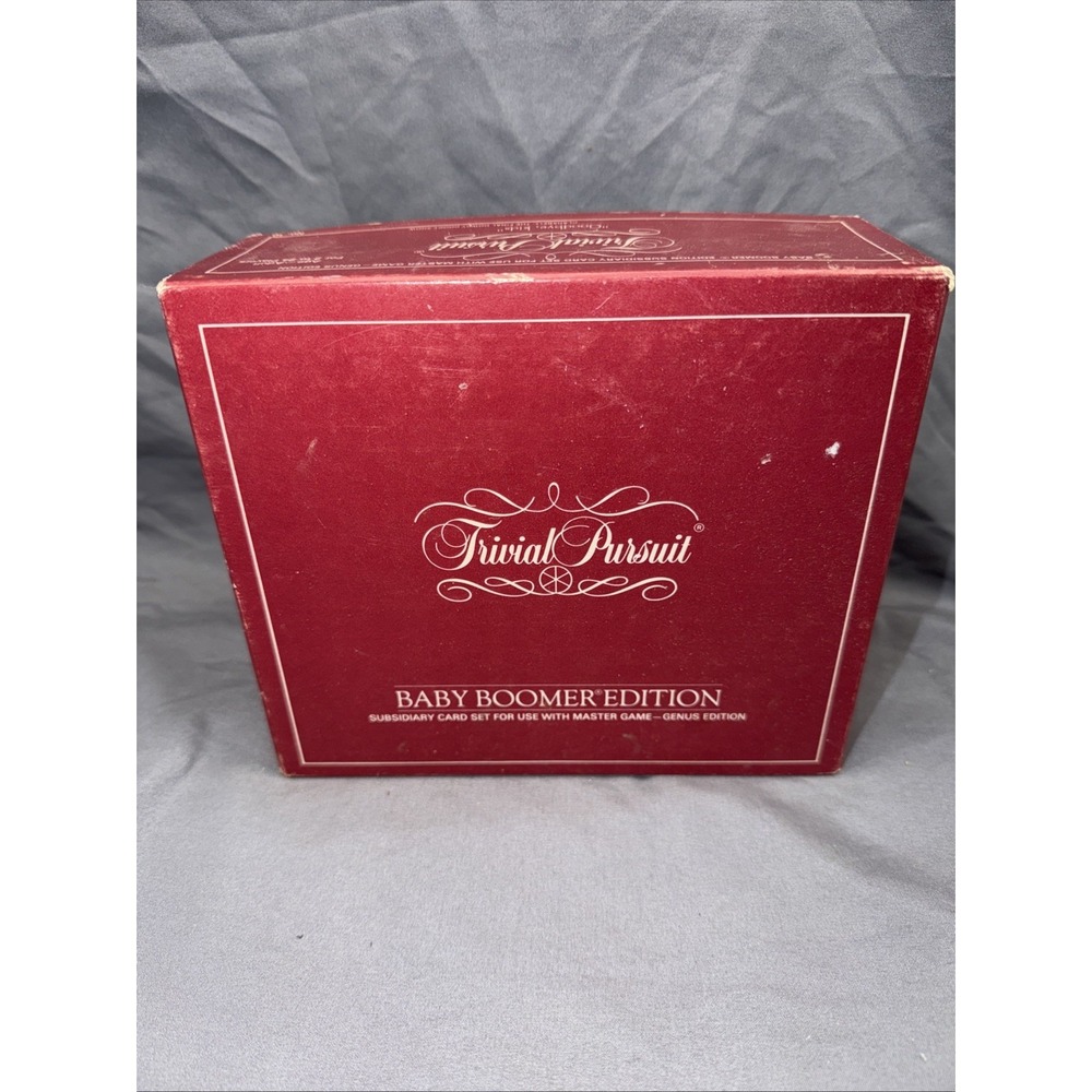 Trivial Pursuit Baby Boomer Edition Use with Master Game "Goodbye, Kids"